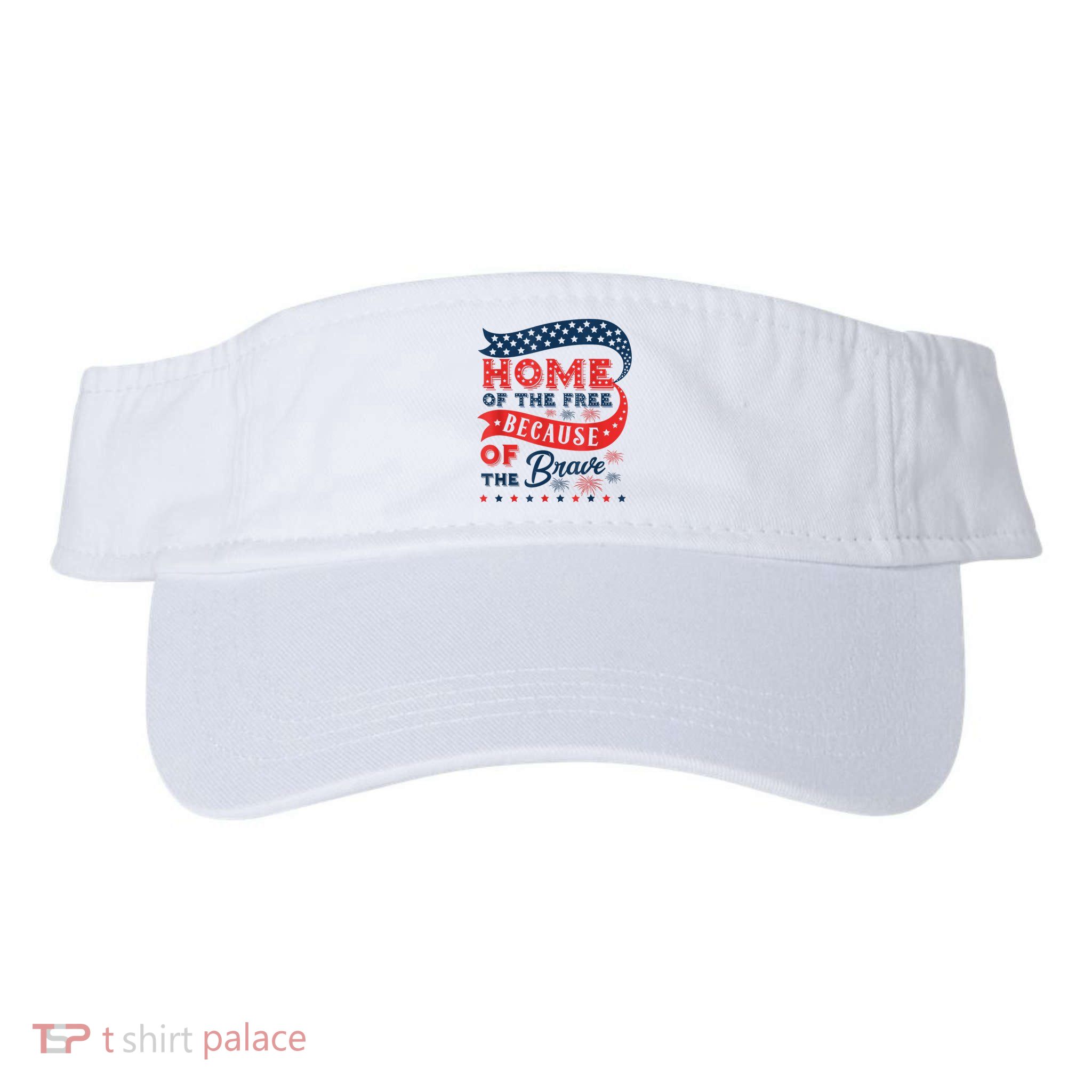 Home Of The Free Because Of The Brave Visor