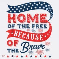 Home Of The Free Because Of The Brave Visor