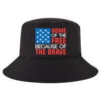Home Of The Free Because Of The Brave Gift Cool Comfort Performance Bucket Hat