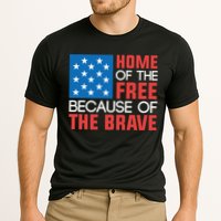 Home Of The Free Because Of The Brave Gift Cooling Performance Crew T-Shirt