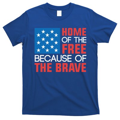 Home Of The Free Because Of The Brave Gift T-Shirt