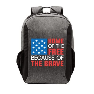 Home Of The Free Because Of The Brave Gift Vector Backpack