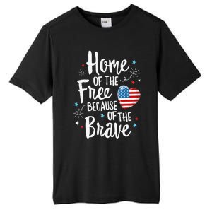 Home Of The Free Veterans 4th of July  Wife Patriotic Tall Fusion ChromaSoft Performance T-Shirt