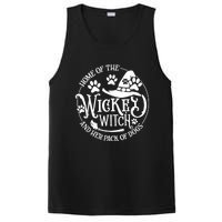 Home Of The Wicked Witch And Her Pack Of Dog Funny Halloween PosiCharge Competitor Tank