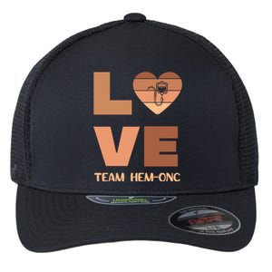 Hematology Oncology Team Black History Nurse Cancer Tech Cna Gift Flexfit Unipanel Trucker Cap