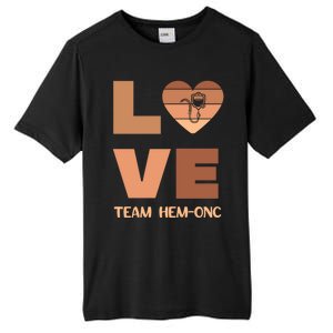 Hematology Oncology Team Black History Nurse Cancer Tech Cna Gift Tall Fusion ChromaSoft Performance T-Shirt