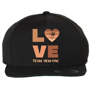 Hematology Oncology Team Black History Nurse Cancer Tech Cna Gift Wool Snapback Cap