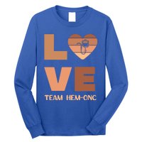 Hematology Oncology Team Black History Nurse Cancer Tech Cna Gift Long Sleeve Shirt