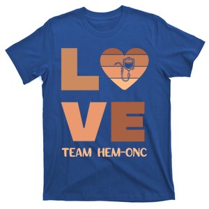 Hematology Oncology Team Black History Nurse Cancer Tech Cna Gift T-Shirt