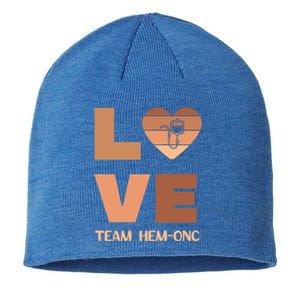 Hematology Oncology Team Black History Nurse Cancer Tech Cna Gift Sustainable Beanie