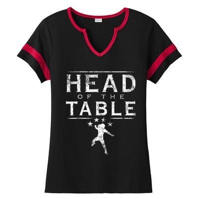 Head Of The Table Ladies Halftime Notch Neck Tee