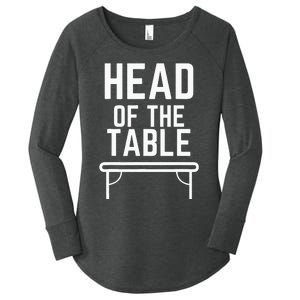 Head Of The Table Women's Perfect Tri Tunic Long Sleeve Shirt