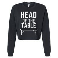 Head Of The Table Cropped Pullover Crew