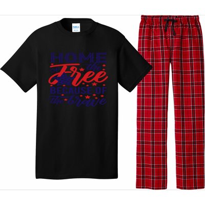 Home Of The Free Because Of The Brave Gift Pajama Set