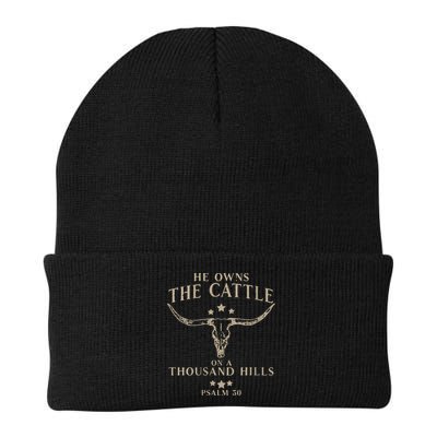 He Owns The Cattle On A Thousand Hills Psalm 50 Beanie