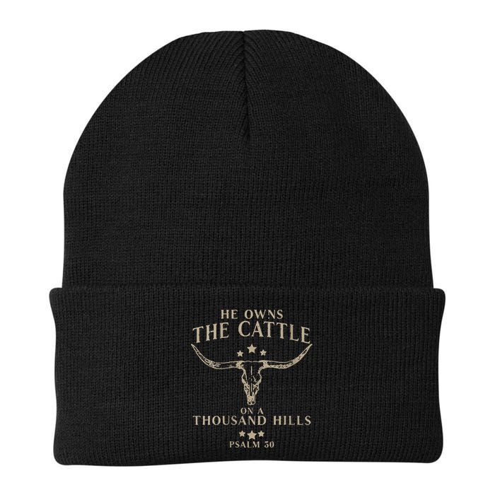 He Owns The Cattle On A Thousand Hills Psalm 50 Beanie