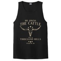 He Owns The Cattle On A Thousand Hills Psalm 50 PosiCharge Competitor Tank