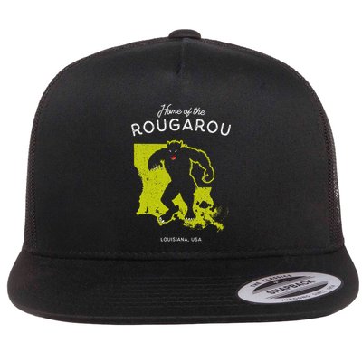 Home Of The Rougarou Louisiana Usa Cryptid Flatbill Hat