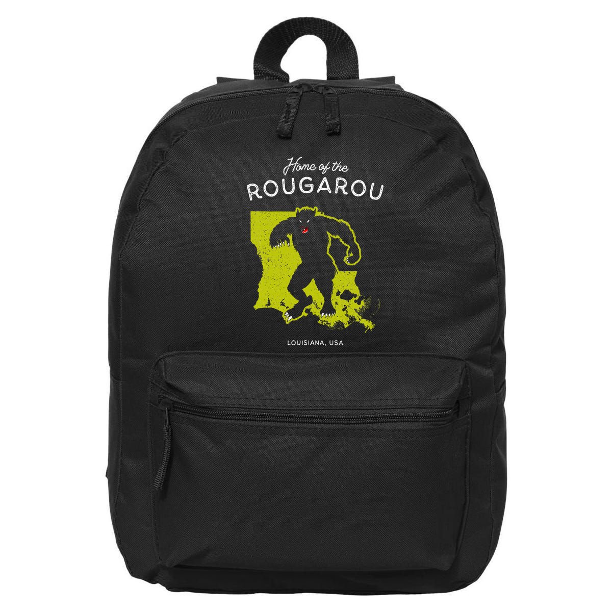 Home Of The Rougarou Louisiana Usa Cryptid 16 in Basic Backpack