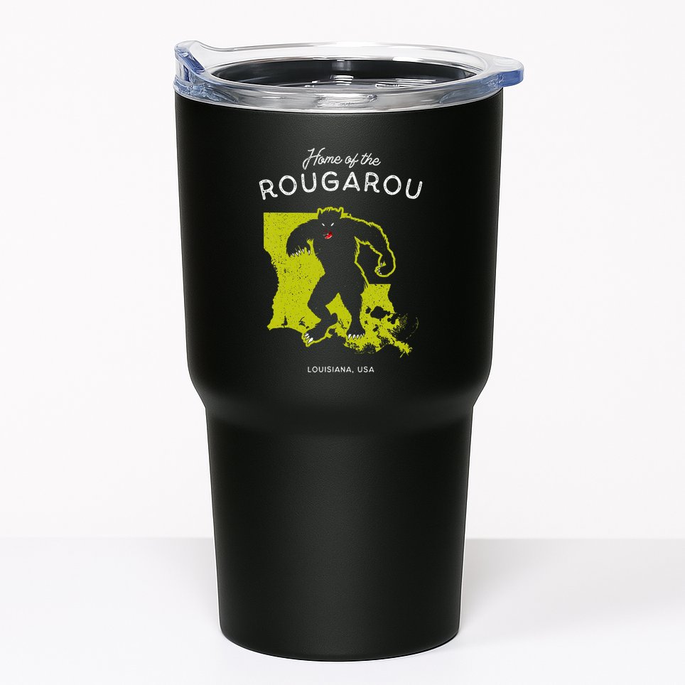Home Of The Rougarou Louisiana Usa Cryptid Tumbler