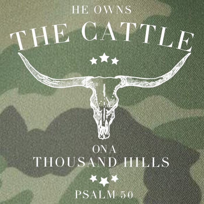 He Owns The Cattle On A Thousand Hills Legacy Tie Dye Trucker Hat