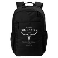He Owns The Cattle On A Thousand Hills Backpack