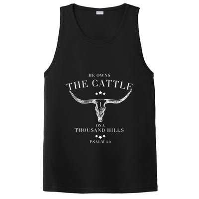He Owns The Cattle On A Thousand Hills PosiCharge Competitor Tank
