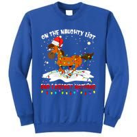 Horse On The Naughty List And I Regret Nothing Christmas Meaningful Gift Sweatshirt