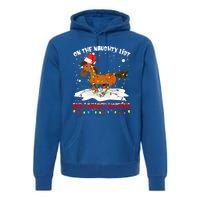 Horse On The Naughty List And I Regret Nothing Christmas Meaningful Gift Premium Hoodie