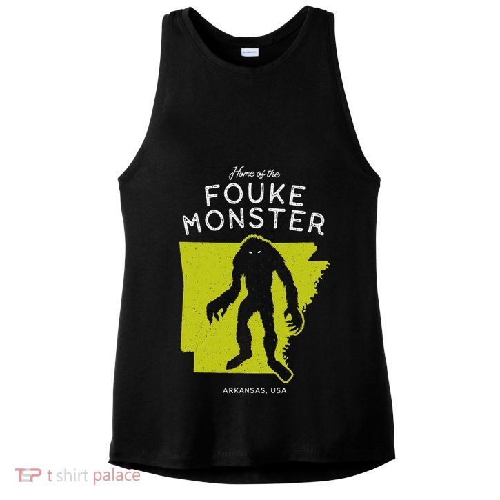 Home Of The Fouke Monster Arkansas Usa Cryptid Ladies PosiCharge Tri-Blend Wicking Tank
