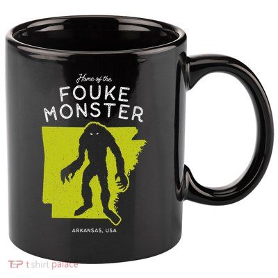 Home Of The Fouke Monster Arkansas Usa Cryptid 11oz C Handle Ceramic Mug