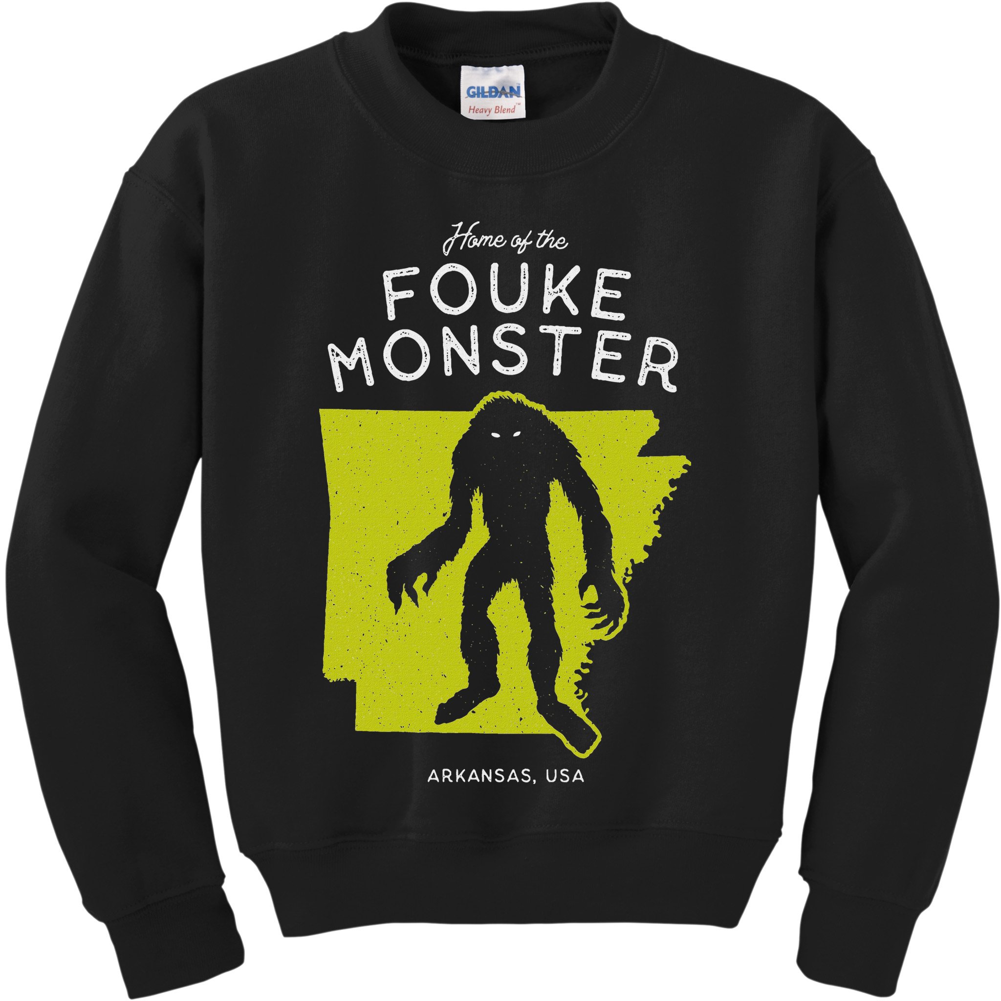 Home Of The Fouke Monster Arkansas Usa Cryptid Kids Sweatshirt