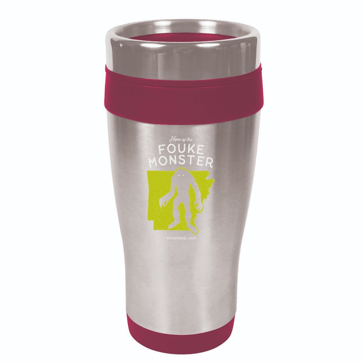 Home Of The Fouke Monster Arkansas Usa Cryptid 16oz Travel Tumbler
