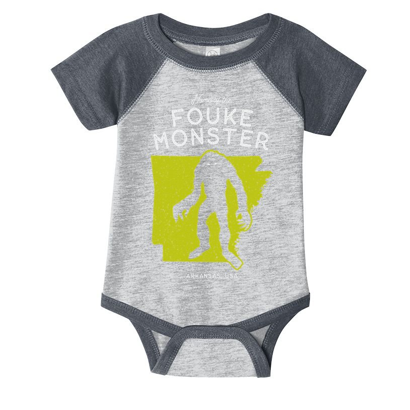 Home Of The Fouke Monster Arkansas Usa Cryptid Infant Baby Jersey Bodysuit