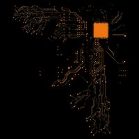 Heart Of The Tech Nerd Computer Core Processor Tall T-Shirt