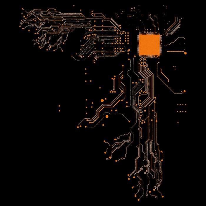 Heart Of The Tech Nerd Computer Core Processor Tall T-Shirt