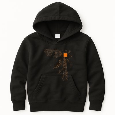 Heart Of The Tech Nerd Computer Core Processor Kids Hoodie