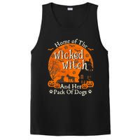 Home Of The Wicked Witch And Her Pack Of Dog Funny Halloween PosiCharge Competitor Tank