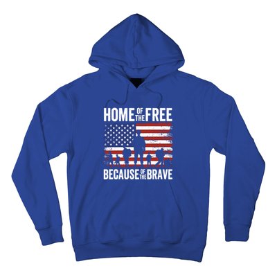 Home Of The Free Because Of The Brave Memorial Day Cute Gift Hoodie