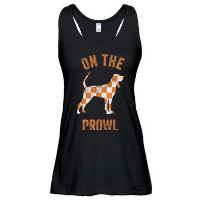 Hound On The Prowl Tennessee Dog Tn Home State Volunrs Ladies Essential Flowy Tank