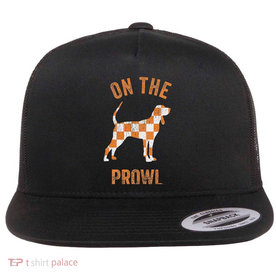 Hound On The Prowl Tennessee Dog Tn Home State Volunrs Flatbill Hat
