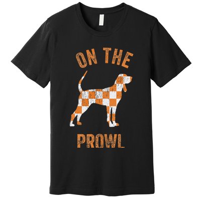 Hound On The Prowl Tennessee Dog Tn Home State Volunrs Premium T-Shirt