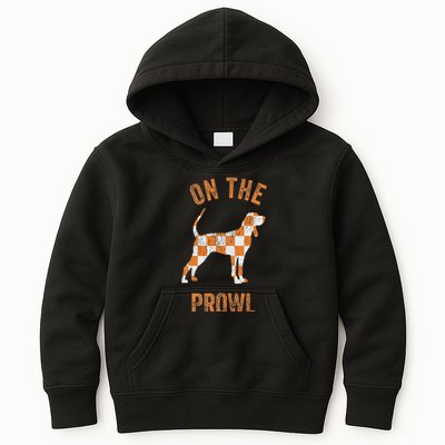 Hound On The Prowl Tennessee Dog Tn Home State Volunrs Kids Hoodie
