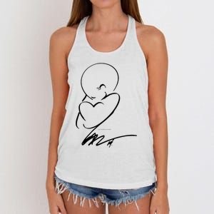 Hold On To Love Women's Knotted Racerback Tank