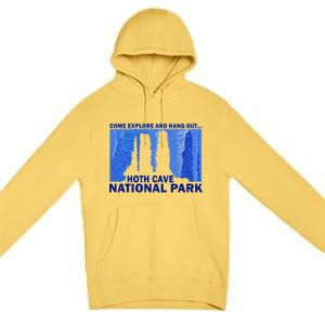 Hoth Ice Cave National Park Explore Premium Pullover Hoodie