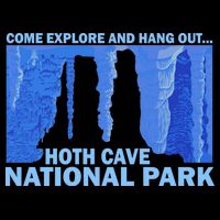 Hoth Ice Cave National Park Explore Flexfit Unipanel Trucker Cap