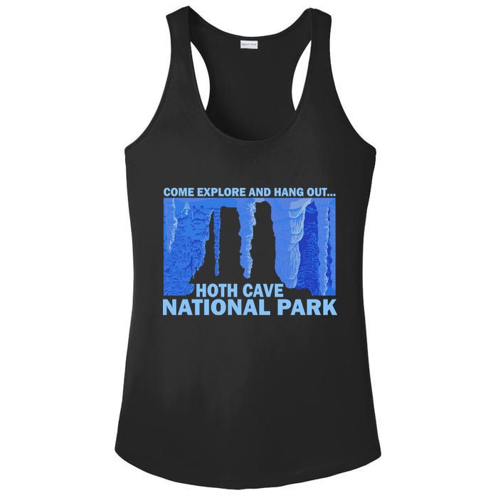 Hoth Ice Cave National Park Explore Ladies PosiCharge Competitor Racerback Tank