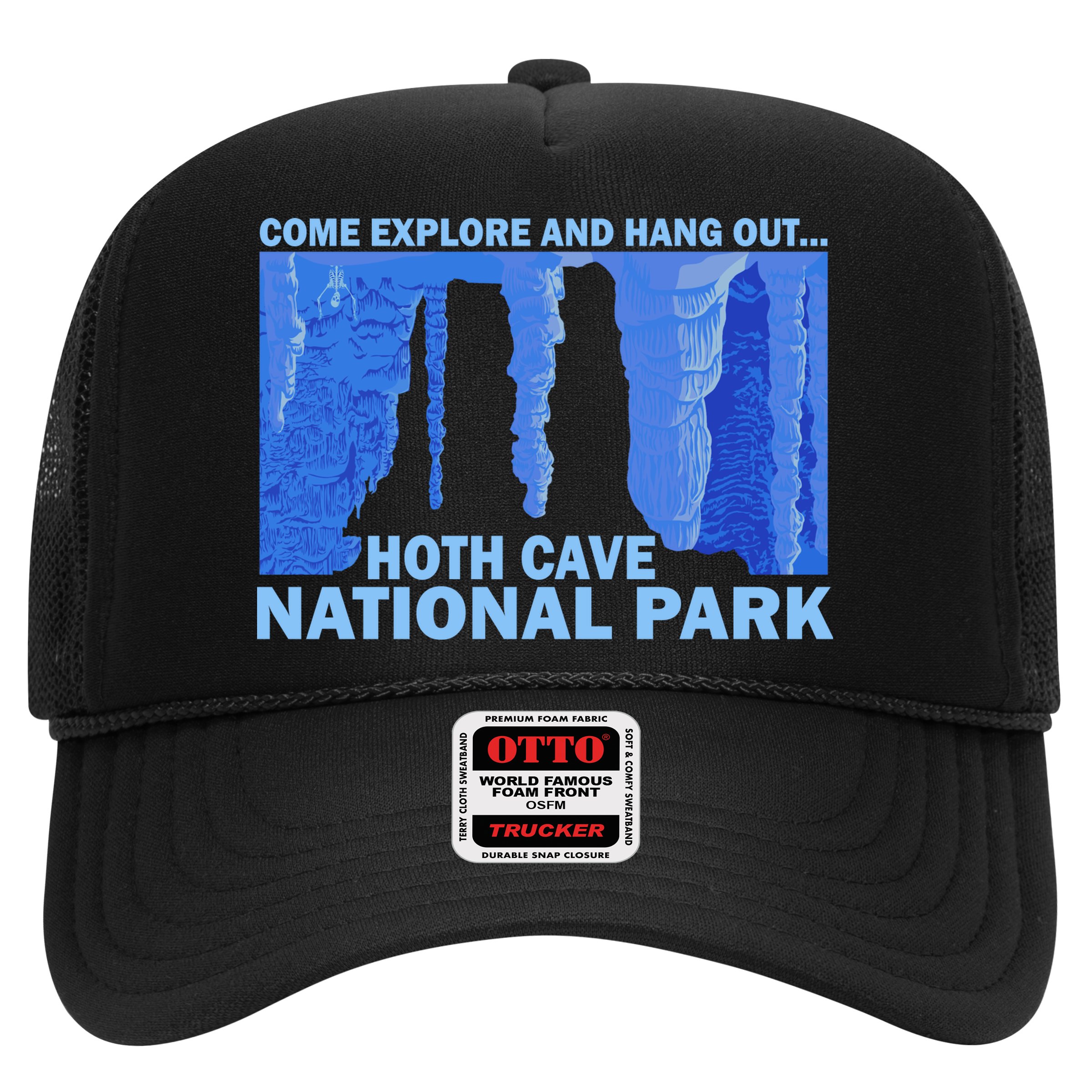 Hoth Ice Cave National Park Explore Trucker Hat