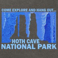 Hoth Ice Cave National Park Explore Cotton Canvas Backpack