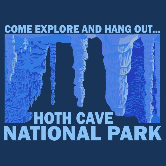 Hoth Ice Cave National Park Explore Performance Shirt